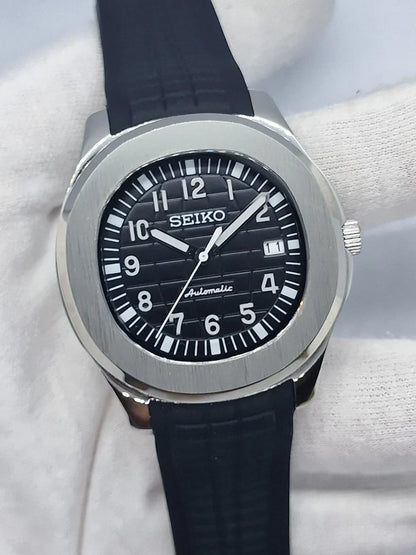 Seiknaut Black Silver Mod