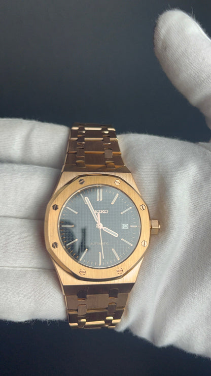 Seikoak Rose Gold Blue Mod