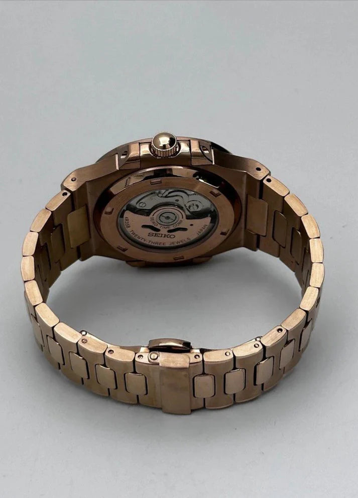 Nauteiko Rose Gold Black Open Heart Mod